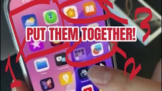 How to Create Folders for Apps on IPhone 16 Group amp Categorize Apps on Homescreen [upl. by Abey953]