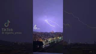 Tormenta eléctrica en málaga [upl. by Eelytsirk]