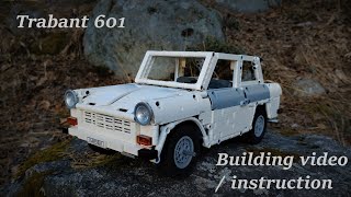 Lego Trabant 601 Building video  Instruction [upl. by Fruma]