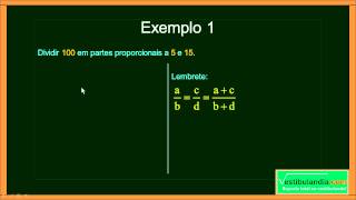 ENEM  Matemática Zero 20  Aula 24  Razões Proporções e Escalas  parte 1 de 1 [upl. by Annahsit]