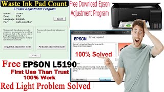 How to Reset Epson l5190 resetter adjustment program without Keygen Free Download 100 Work 2020 [upl. by Clemence996]