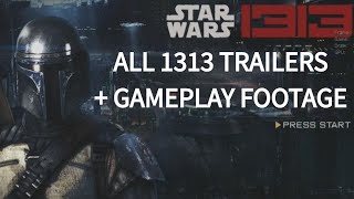 STAR WARS 1313 All Trailers and Gameplay Footage Ft Boba Fett [upl. by Ferro]