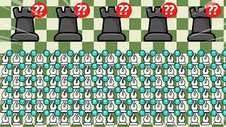 100 BISHOPS VS 5 ROOKS  Chess Memes 178 [upl. by Ursa289]