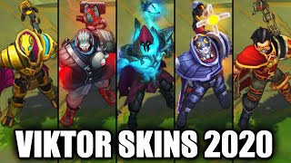 All Viktor Skins Spotlight 2020 League of Legends [upl. by Knute]