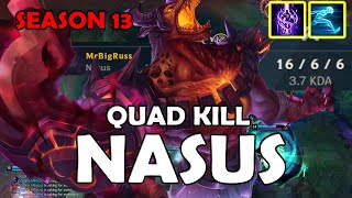 Nasus Lunar Guardian VS Infernal Nasus Skin Comparison Wildrift [upl. by Nnaecarg]