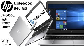 HP Elitebook 840 G3 i76600u Full review [upl. by Yniattirb]