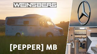 The WEINSBERG PEPPER MB Models  Compact Motorhome for 2 or 4 People with DropDown Bed [upl. by Nevaj]