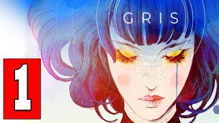 GRIS Gameplay Walkthrough Part 1 FULL GAME Lets Play Playthrough PC Nintendo Switch [upl. by Lednor240]