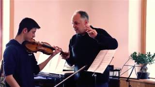 Miguel Negri Violin Masterclass Brahms Scherzo  FAE Violin Sonata [upl. by Demona]