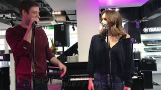 Katharine McPhee and David Hunter  It Only Takes A Taste  at Yamaha Music  Waitress London OWEC [upl. by Yelehsa318]