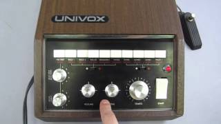 Univox SR55 Analog Drum Machine 1970s Japan [upl. by Nalaf]