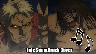 Attack On Titan Season 4 Episode 8 OST  Eren Vs Reiner x Paradis Squad Retreat HQ Cover [upl. by Astra86]