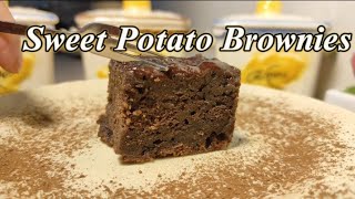 SWEET POTATO BROWNIES  THE BEST FUDGY GOOEY BROWNIES RECIPE BY FARBILRAS KITCHEN [upl. by Trebloc715]