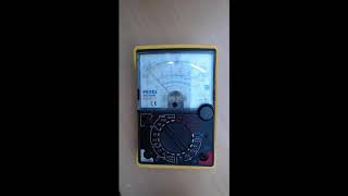 Kalibreren analoge multimeter [upl. by Nyluqcaj]