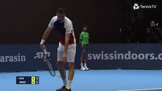 Cilic vs Tabilo Basel 2024 Highlights [upl. by Fidellas]