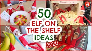 50 ELF ON THE SHELF IDEAS WHAT OUR CHEEKY ELF ON THE SHELF DID  Emily Norris [upl. by Krawczyk]