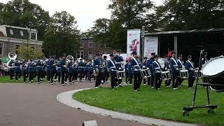 3 Oktober Pleintaptoe Show amp Marchingband Tamarco wwwleidseglibbernl [upl. by Artkele]