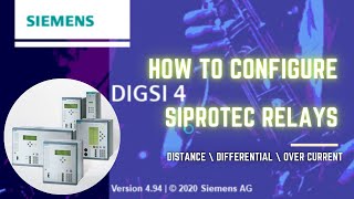 Configuration of Siprotec Relays  SIEMENS IEDs [upl. by Alyahc653]