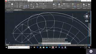 Construction of Epicycloid in AutoCAD [upl. by Tingey]