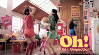 SNSD Girls Generation  Oh Instrumental  Lyrics [upl. by Ahseekal]