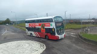 Bus journey from Mahon Point to Merchants Quay in Cork City onboard Bus Eireann Route 202 [upl. by Stephen]