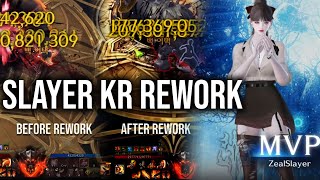 LOST ARK Slayer rework amp buffed AGAIN KR Oct Balance Patch for Slayer [upl. by Wildee]