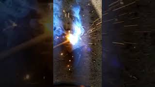 tips for closing gaps in thin pipes  fittingshortvideo shorts short welding [upl. by Namielus]