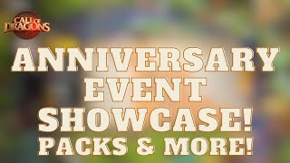 ANIIVERSARY EVENT SHOWCASE Packs Rewards amp More  Call of Dragons [upl. by Netsirhc]