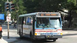 WMATA 1990 Flxible MetroB 9387 on route Q4 part 1 [upl. by Petra]