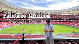 Amazing Wanda Metropolitano Stadium Tour  Atletico Madrid 🇪🇸😍 [upl. by Akinahc]