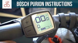 How to Use the Bosch Purion Controller [upl. by Bathsheb840]