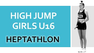 National Championship of Russia High Jump GIRLS U16 Highlights [upl. by Zipnick819]