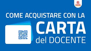 Come acquistare con la CARTA DEL DOCENTE Istruzioni in pochi semplici step [upl. by Drofwarc189]