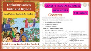 Exploring Society India and Beyond  Class 6 Social Science New Ncert  Syllabus class6newncerts [upl. by Salahcin]