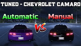 Tuned Chevrolet Camaro  Automatic vs Manual  Need for Speed Carbon [upl. by Rhianna]