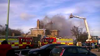 Saxmundham train station fire [upl. by Remy59]