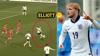 Watch Harvey Elliott pulls off the rudest of skills for England U21s against Luxembourg [upl. by Demaria]