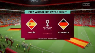 España VS Alemania QATAR 2022🇪🇦🇩🇪🏆 [upl. by Molloy]