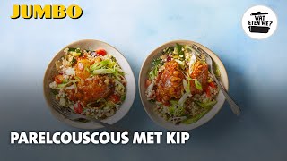 Wat eten we Parelcouscous met kip [upl. by Enitsirhc239]