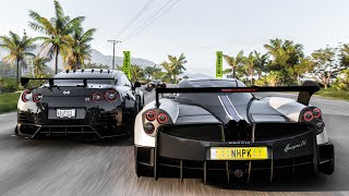 1000HP Pagani Huayra BC  Forza Horizon 5  Race Gameplay [upl. by Lela218]