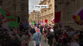 Tommy Robinson song live in London [upl. by Perni]