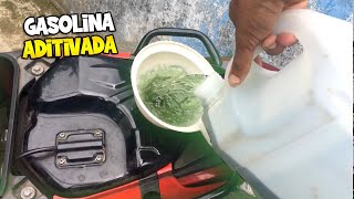 ADICIONANDO GASOLINA ADITIVADA NO TANQUE DA BIZ MIGREI PARA ADITIVADA BENEFÍCIOS [upl. by Ullund]