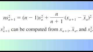 Prove Variance Formula for n1 Observations [upl. by Sharma553]