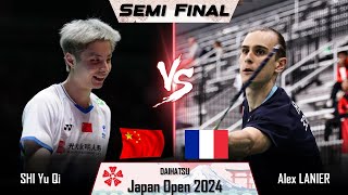 ⚪LIVE SCORE  SHI Yu Qi CHN vs Alex LANIER FRA  Japan Open 2024 Badminton  Semi Final [upl. by Cristobal492]