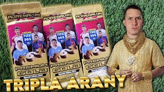 Panini Adrenalyn XL FIFA 365 2024  Prémium Gold Tripla Csomag [upl. by Kostman300]