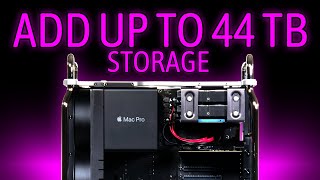 How To Upgrade Storage In 2019 Mac Pro  Add up to 44TB of Storage [upl. by Alten917]