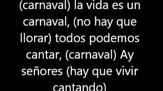 La vida es un Carnaval Celia Cruz letra [upl. by Vincent]