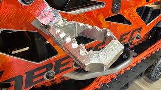 Sidehill Moto FallLine Footpegs Installation and Thoughts [upl. by Jordans903]