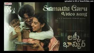 Srimathi Garu audio Song Lucky Baskhar Dulquer Salmaan Meenakshi C  GV Prakash Vishal M Shweta [upl. by Cleo622]