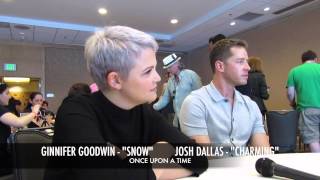 SDCC 2015 Once Upon A Time  Josh Dallas and Ginnifer Goodwin [upl. by Abbie502]